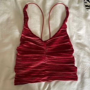 Urban outfitters velvet top